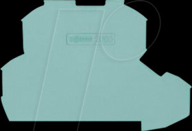 2000-2291 End plate for 2000 series, grey