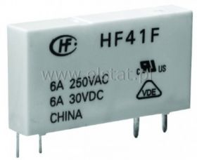 Przekaźnik 1x styk przeł. 12V styk 6A 250V