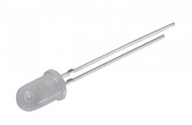 LED 5MM BIALA MATOWA