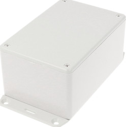 ABS enclosure, (L x W x H) 120 x 80 x 59 mm, light gray (RAL 7035), IP54, 1591TF2GY