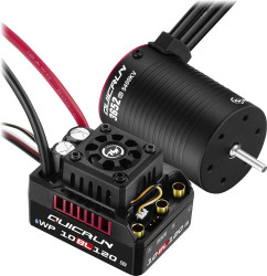 Zestaw napędowy bezszczotkowy do modeli RC Hobbywing Combo WP10BL120G2 mit 3652SL-5400KV-G2 1 szt.
