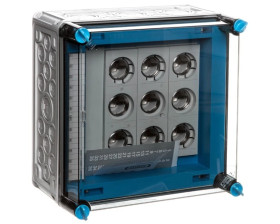 Skrzynka Mi z podst. bezpiecz., IP 65, wlk.2, z drzwiczkami, 3x63A, E33, szyny zb.250A Mi 3260 2000624