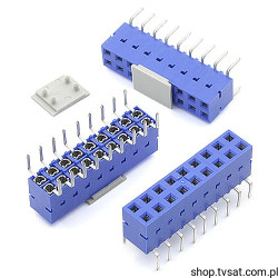 71991-409 2 x 9 Pin Socket THT BERG