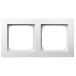 AS biały R-2G/00 Ramka 2-krotna OSPEL