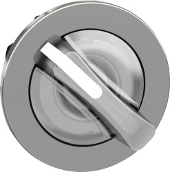 Schneider Electric ZB4FK1213 ZB4FK1213 Element czołowy przełącznika wyboru płaski (Ø) 30.5 mm chrom, biały 1 szt.