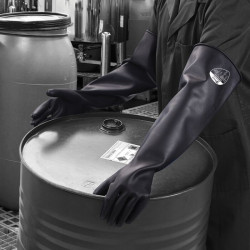 Gauntlet Chemprotec Natuaral Rubber 26in