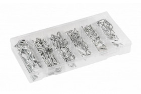 Zestaw zawleczek sprężystych 150 szt