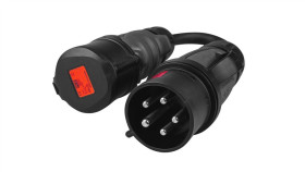 Green Cell Przejściówka Adapter Siłowy Czerwony Cee 16A 400V 5P Do Czerwony...