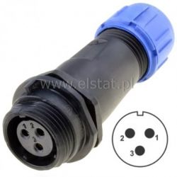 Złącze przemysłowe SP1711/S3I GN kabel ( 3P 10A)