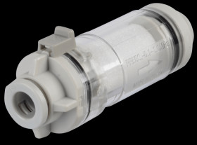 Accessories, filter, connector Ø 6 mm, 100 l/min