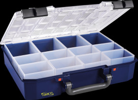 144551 Compartment box, CarryLite 80, 337 x 79 x 278 mm, 12 inserts