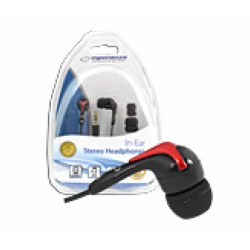 Słuchawki douszne EH123 czarne 3,5mm Esperanza
