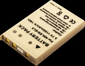 40635 Battery, digital camera, compatible, 1100 mAh