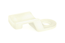 Uchwyt opaski kablowej do opasek 5mm długość 19mm szerokość 8 mm średnica otworu 3.5mm HellermannTyton Naturalny