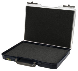 Skrzynka z przegródkami szerokość: 415mm wysokość: 55mm głębokość: 330mm PC, PP Niebieski