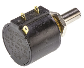 Potencjometr 2kΩ typ Obrotowy Bourns średnica wału 6,35 mm 2W długość wału 20.6mm Montaż panelowy