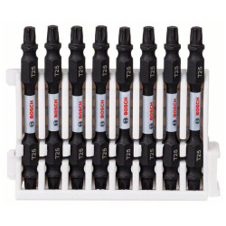 Bosch 2608522340 Twin Blade Set Durable S2 Steel 8-Piece Impact-Proven