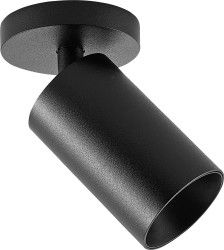 Lampa sufitowa, natynkowa Deko Light Can Tilt rund, 1x 7,5 W GU10, Schwarz 348252 7.5 W czarny