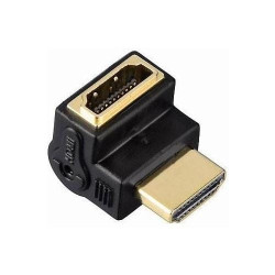 Adapter - przejściówka HDMI gniazdo / HDMI gniazdo mini kątowe