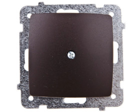 KARO Zaślepka czekoladowy metalik Z-1S/m/40