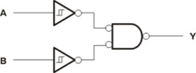 4-ch, 4-input, 2-V to 5.5-V NAND gates with Schmitt-Trigger inputs