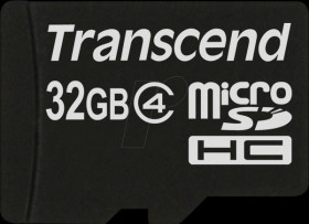 TS32GUSDC4 MicroSDHC-Card 32GB, Transcend Class 4
