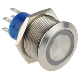 Nasadka przełącznika DPDT średnica wycięcia 22.2mm, montaż panelowy RS PRO