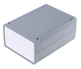 Obudowa urządzeń elektronicznych IP54, ABS, Szary, 190 x 140 x 80mm, RS PRO