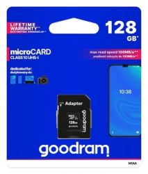 Karta micro-SD HC 128GB+ adapter GOODRAM CL10