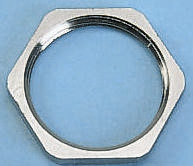 Nakrętka do dławnic kablowych gwint: M8 Mosiądz platerowany niklem SES Sterling