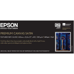 Epson C13S041846 Epson Premium Canvas Satin, 17" x 12.2m, 350g/m²