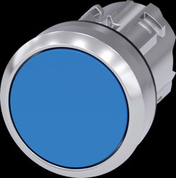 3SU1050-0AB50-0AA0 SIRIUS ACT push button, Ø 22 mm, blue