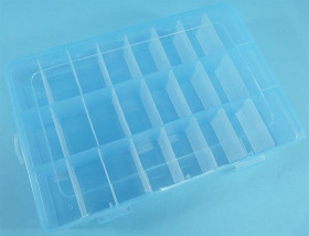 ORGANIZER 24-PRZEGRÓDKI 19,5x13x3,6cm BL