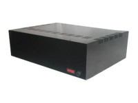 T354 Obudowa metalowa T-354 wymiary: 350 x 120 x 260 mm - czarna - wentylacja