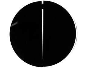 Berker R.1/R.3 Klawisz podwójny do łącznika czarny 16232045