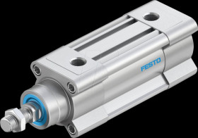 2123781 Standard cylinder, DSBC, dia. 40 mm, M12x1.25, G1/4, PPSA