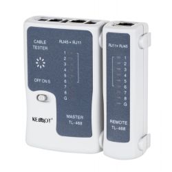 TL-468 - tester do kabli ze złączami RJ45 i RJ11