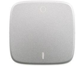 VALENA ALLURE Klawisz łącznika dwupolowego aluminium 755127