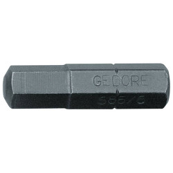 Gedore 6538880 Screwdriver Bit 1/4&quot; value pack 10 Pieces Internal Hexagon 2.5 mm