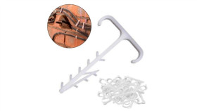 Uchwyt Szybkiego Montażu Podwójny Hakowy Wbijany Do Kabli Ydyp 3X2,5 100Szt