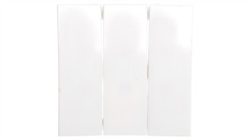 B.Kwadrat Klawisz Potrójny Biały Połysk 5316658999