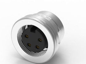 Złącze DIN 4 -pinowe Żeński Montaż na panelu M16 250 V