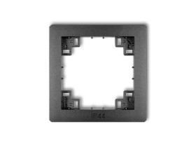 DECO Ramka pośrednia do wyłączników IP44 grafitowy 11DRPH KARLIK