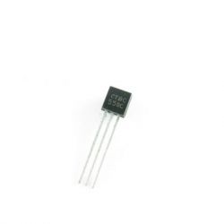 BC550C, tranzystor NPN, 0,1A, 50V, 300MHz, TO-92