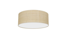 Lampa Sufitowa Marshall White / Rattan 2Xe27 Mlp7487 Milagro
