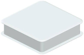TEKO TEK-MBD.40 Obudowa elektroniki TEK-MBD.40, (D x S x W) 103.36 x 103.36 x 27.8 mm, tworzywo sztuczne, 1 szt.