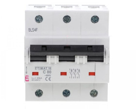 Wyłącznik nadprądowy 3P C 80A 10kA AC ETIMAT10 02135731