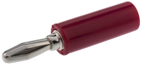 Adapter z wtykiem bananowym Męski typ Wtyk bananowy Czerwony 15A Mueller Electric rozmiar 4 mm