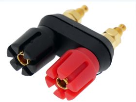 Gniazdo banan 4mm podwójne