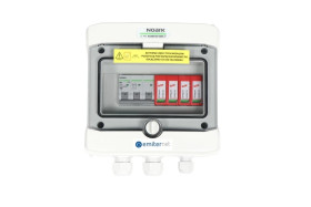 Rozdzielnica przył. hermetyczna EMITER z ogranicznikiem przepieć AC typ 2, 20A 3-F, EM-86_AC